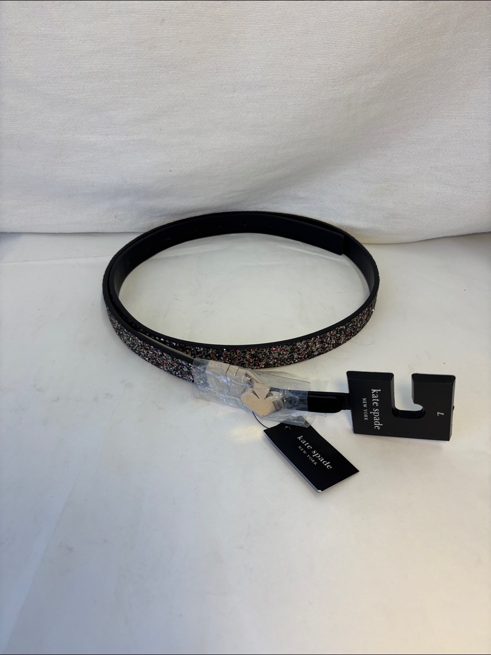 Kate Spade New York Glitter Reversible Belt